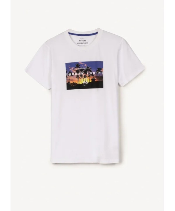 Camiseta Garret White | Fashion College